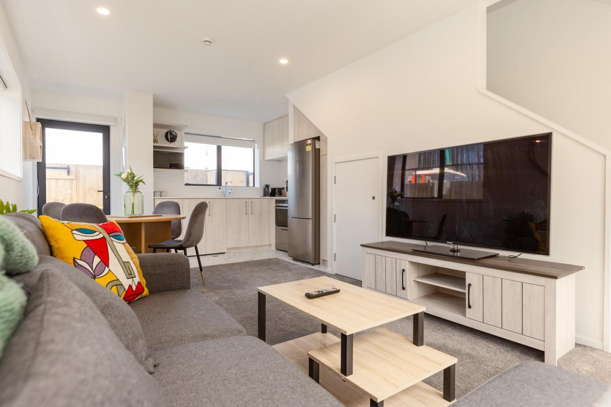 Luxury 2 Bedroom Townhouse By Hagley Park In Cbd Christchurch Exterior foto